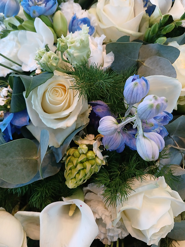 Frontfoto bloemen